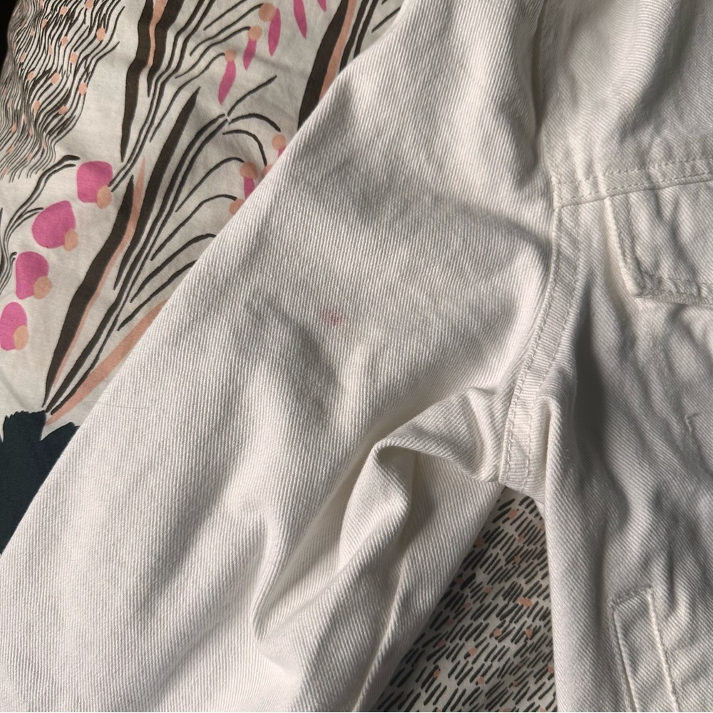 White Jean Jacket - Picture 4 of 6